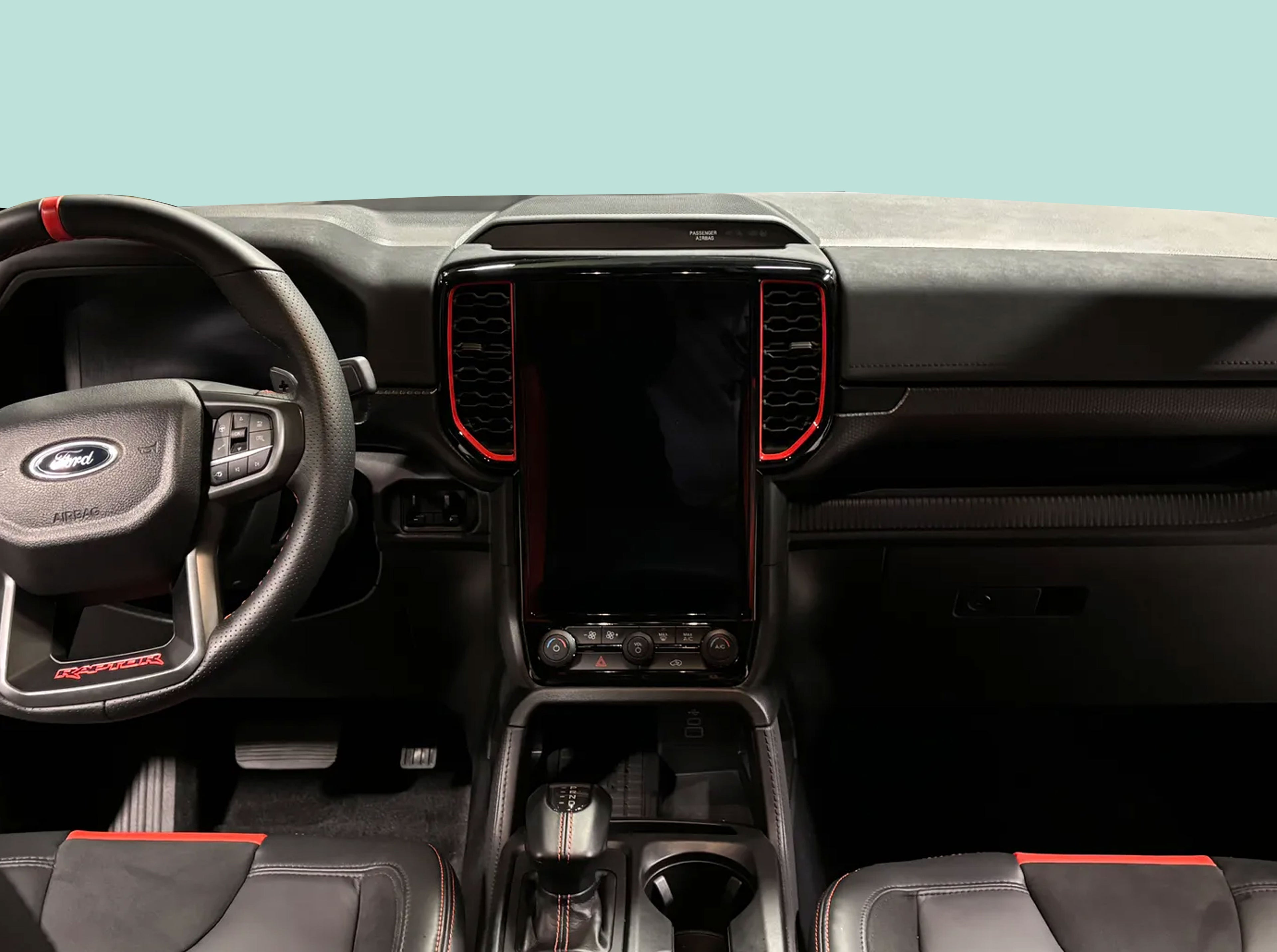 V7 Pro Dual Custom Vertical Dashboard System for Ford Ranger 2014 (T6 Generation)